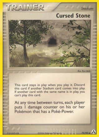 Cursed Stone (72/92) [EX: Legend Maker]-1
