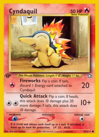 Cyndaquil (57/111) [Neo Genesis Unlimited]-1