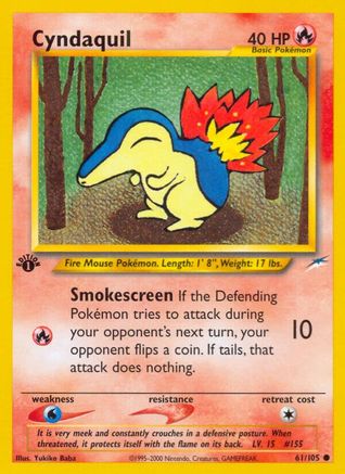 Cyndaquil (61/105) [Neo Destiny Unlimited]-1