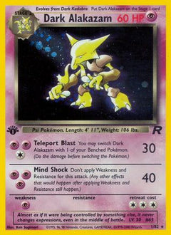 Dark Alakazam (1/82) [Team Rocket 1st Edition]-1