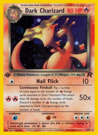 Dark Charizard (4/82) [Team Rocket 1st Edition]-1
