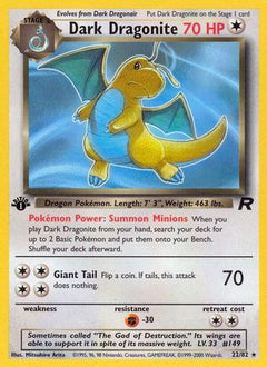 Dark Dragonite (22/82) [Team Rocket 1st Edition]-1
