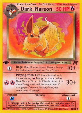 Dark Flareon (35/82) [Team Rocket 1st Edition]-1