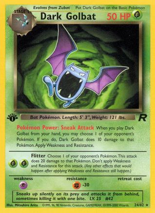 Dark Golbat (24/82) [Team Rocket 1st Edition]-1