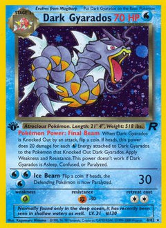 Dark Gyarados (8/82) [Team Rocket 1st Edition]-1