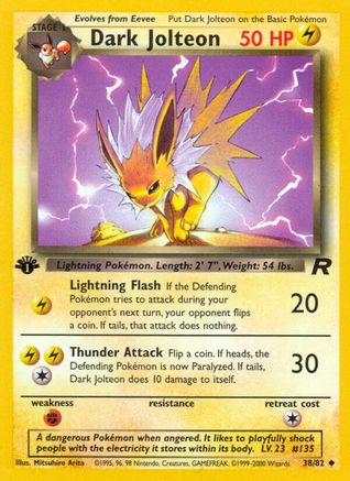 Dark Jolteon (38/82) [Team Rocket Unlimited]-1
