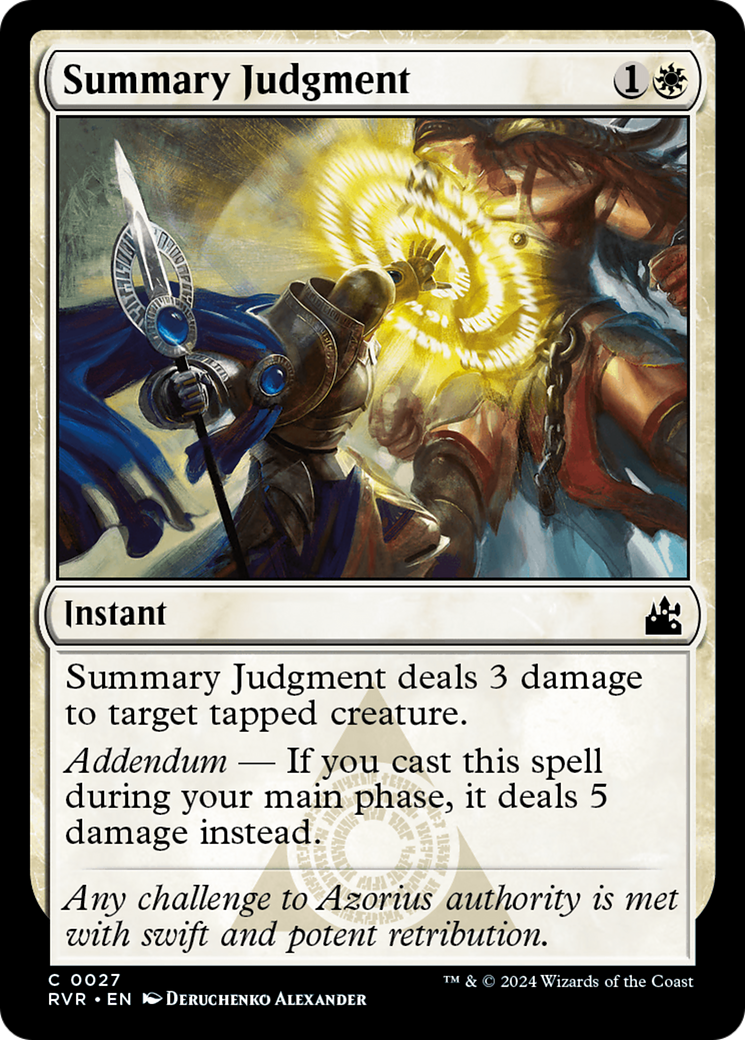 Summary Judgment [Ravnica Remastered]-1