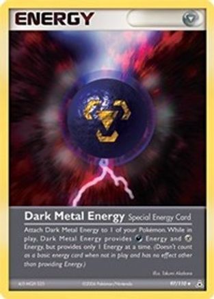 Dark Metal Energy (97/110) (Stamped) [EX: Holon Phantoms]-1