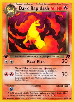 Dark Rapidash (44/82) [Team Rocket 1st Edition]-1