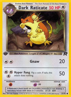 Dark Raticate (51/82) [Team Rocket 1st Edition]-1