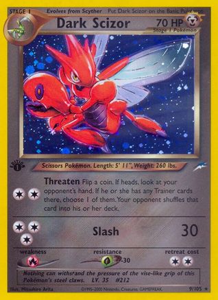 Dark Scizor (9/105) [Neo Destiny Unlimited]-1
