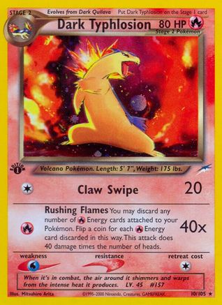 Dark Typhlosion (10/105) [Neo Destiny Unlimited]-1
