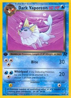 Dark Vaporeon (45/82) [Team Rocket 1st Edition]-1