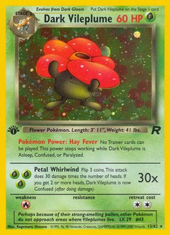 Dark Vileplume (13) 013  - Unlimited Holofoil Team Rocket - Holo Rare-1