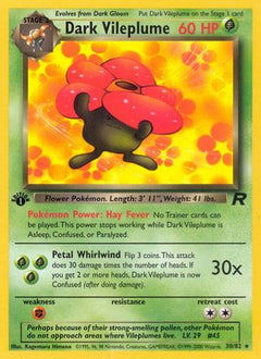 Dark Vileplume (30/82) [Team Rocket Unlimited]-1