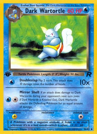 Dark Wartortle (46/82) [Team Rocket Unlimited]-1
