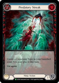 Predatory Streak (Blue) [LGS124] (Promo)  Rainbow Foil-1