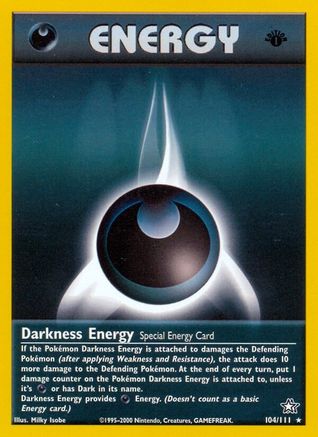 Darkness Energy (104/111) [Neo Genesis Unlimited]-1