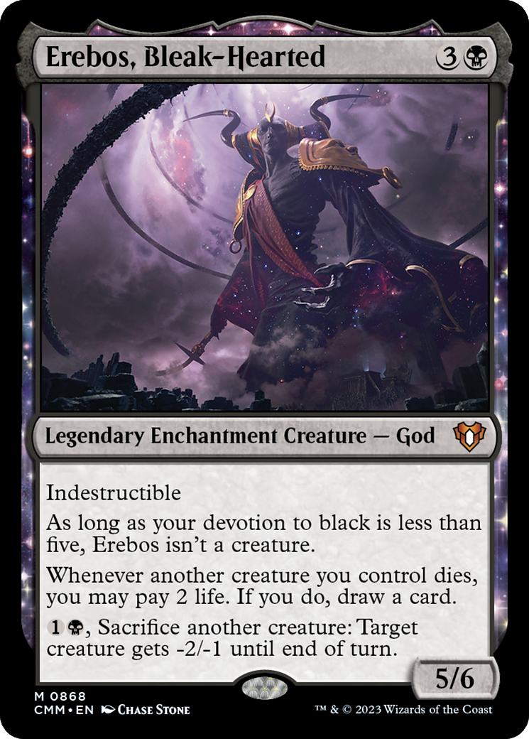Erebos, Bleak-Hearted [Commander Masters]-1