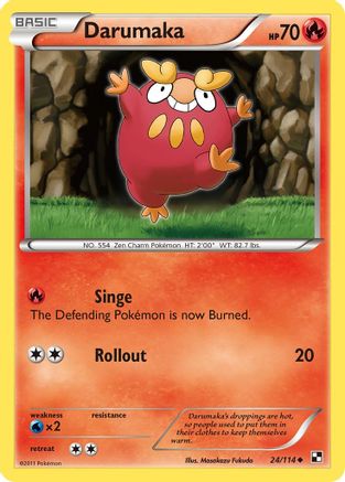Darumaka (24/114) [Black & White: Base Set]-1