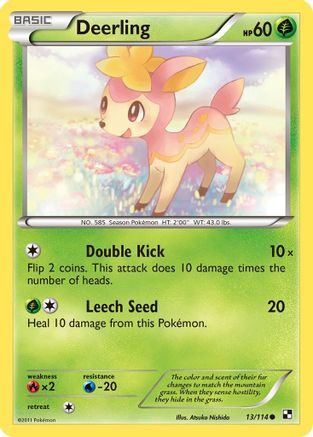 Deerling (13/114) [Black & White: Base Set]-1