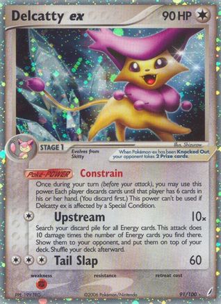 Delcatty ex (91/100) [EX: Crystal Guardians]-1