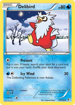 Delibird (38/149) [Black & White: Boundaries Crossed]-1