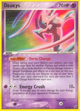 Deoxys (17/107) (Stamped) [EX: Deoxys]-1