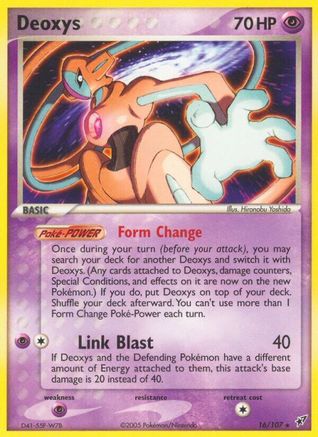 Deoxys (16/107) (Stamped) [EX: Deoxys]-1