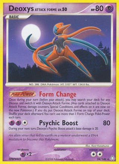 Deoxys Attack Forme (24/146) [Diamond & Pearl: Legends Awakened]-1