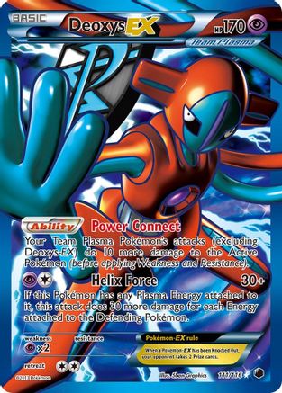 Deoxys EX (111/116) [Black & White: Plasma Freeze]-1