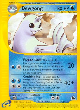 Dewgong (7/144) [Skyridge]-1