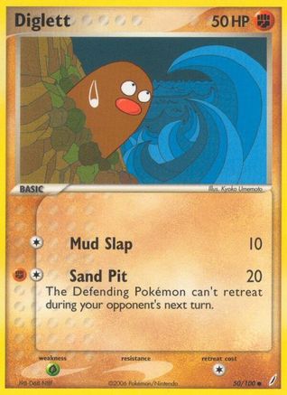 Diglett (50/100) [EX: Crystal Guardians]-1