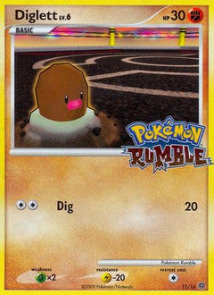 Diglett (11/16) [Pokémon Rumble]-1