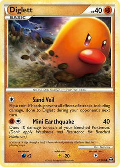 Diglett (61/102) [HeartGold & SoulSilver: Triumphant]-1
