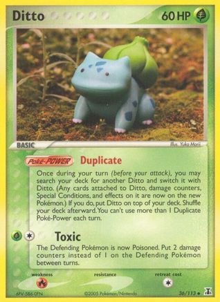 Ditto (36/113) (Stamped) [EX: Delta Species]-1