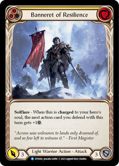 Banneret of Resilience [DTD054] (Dusk Till Dawn)  Rainbow Foil-2