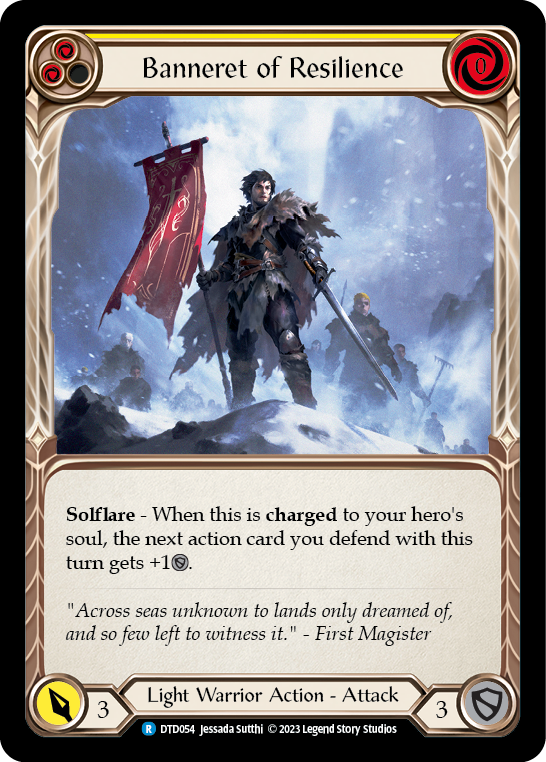 Banneret of Resilience [DTD054] (Dusk Till Dawn)  Rainbow Foil-1