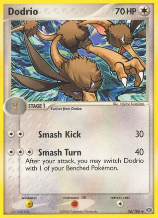 Dodrio (26/106) (Stamped) [EX: Emerald]-1