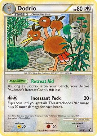 Dodrio (11/90) [HeartGold & SoulSilver: Undaunted]-1