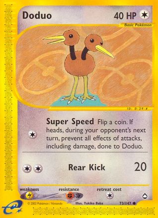 Doduo (73/147) [Aquapolis]-1