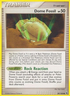 Dome Fossil (89/100) [Diamond & Pearl: Majestic Dawn]-1