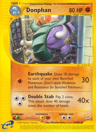 Donphan (7/147) [Aquapolis]-1