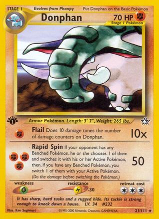 Donphan (21/111) [Neo Genesis Unlimited]-1