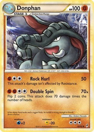 Donphan (42/95) [HeartGold & SoulSilver: Call of Legends]-1