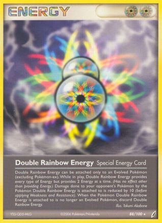 Double Rainbow Energy (88/100) (Stamped) [EX: Crystal Guardians]-1