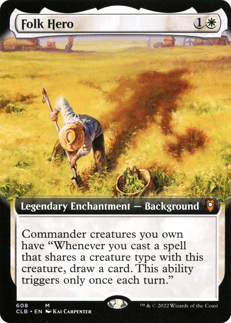 Folk Hero (Extended Art) [Commander Legends: Battle for Baldur's Gate]-1