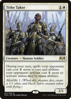 Tithe Taker (Promo Pack) [Ravnica Allegiance Promos]-1