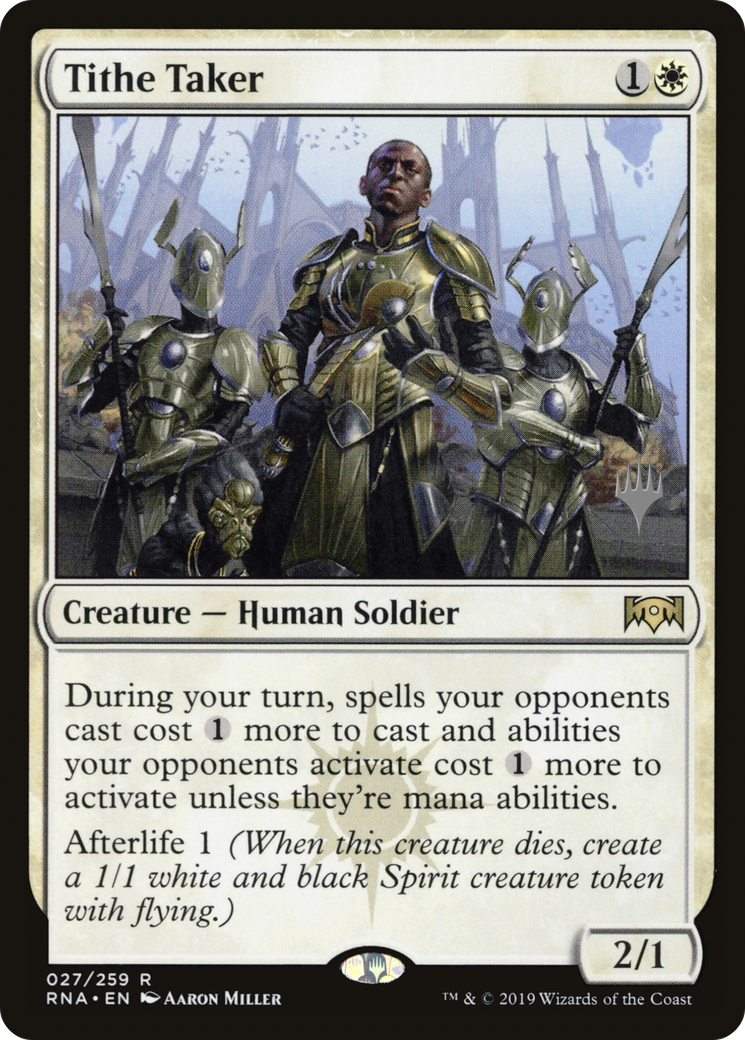 Tithe Taker (Promo Pack) [Ravnica Allegiance Promos]-1