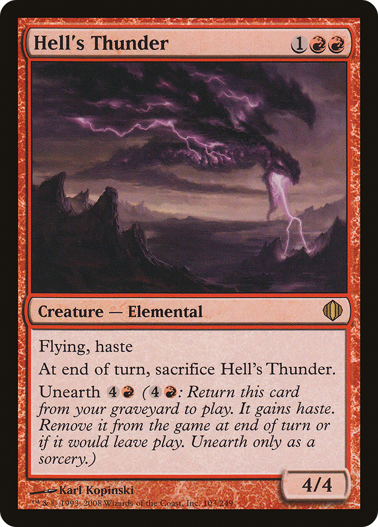 Hell's Thunder [Shards of Alara]-1